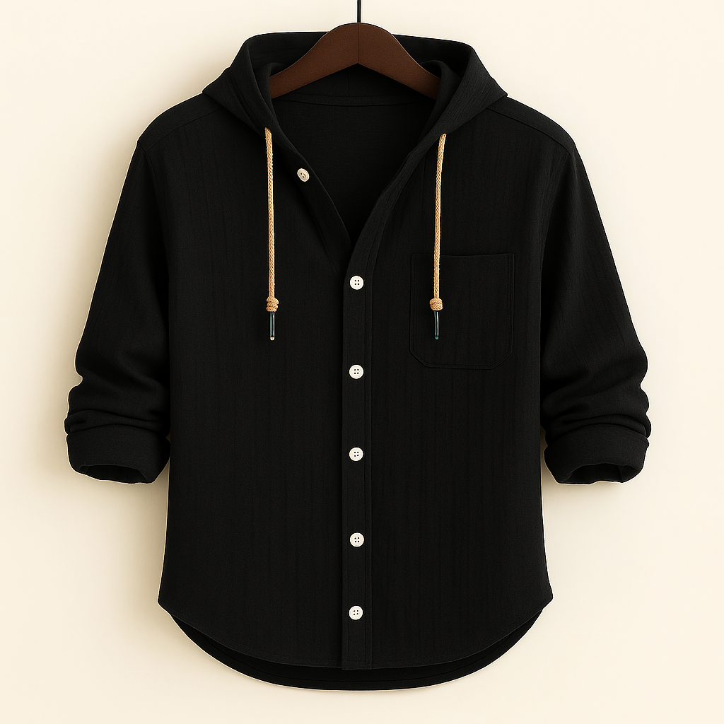 Corsini Hooded Cotton Shirt