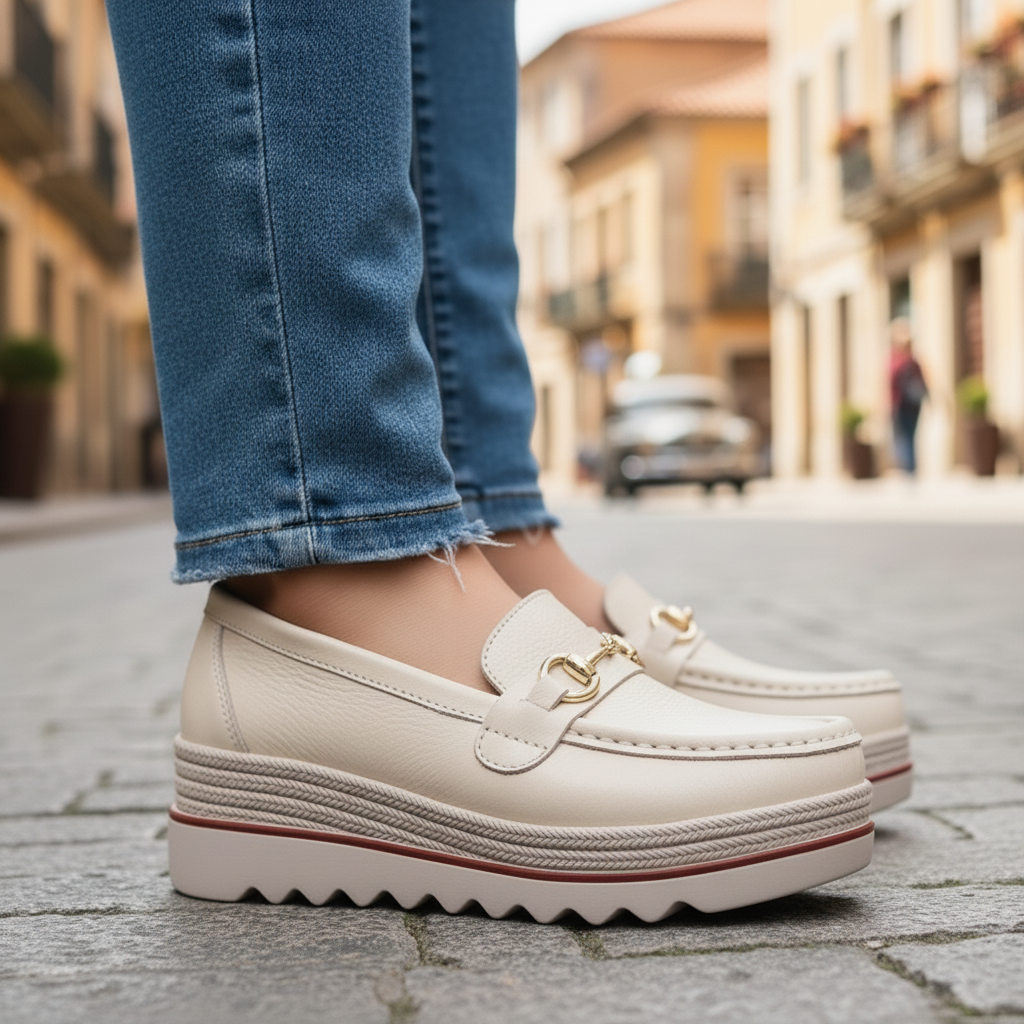 WalkEase Leather Loafers – Smooth Support Fit