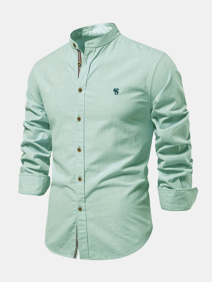 Atlas Stand Collar Shirt
