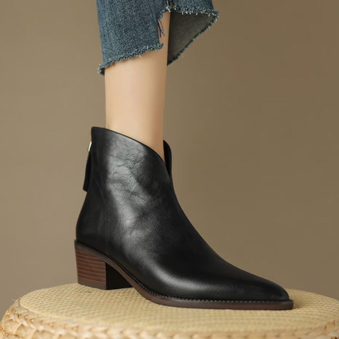 Valenza Premium Low-Heel Ankle Boots