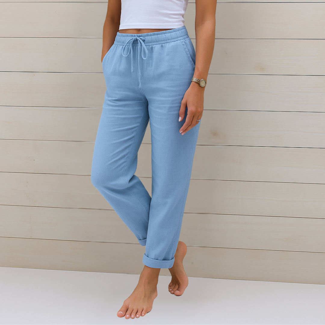 Maylora Premium Linen Stretch Pants