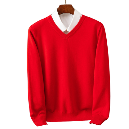Montaro Cashmere V-Neck Pullover