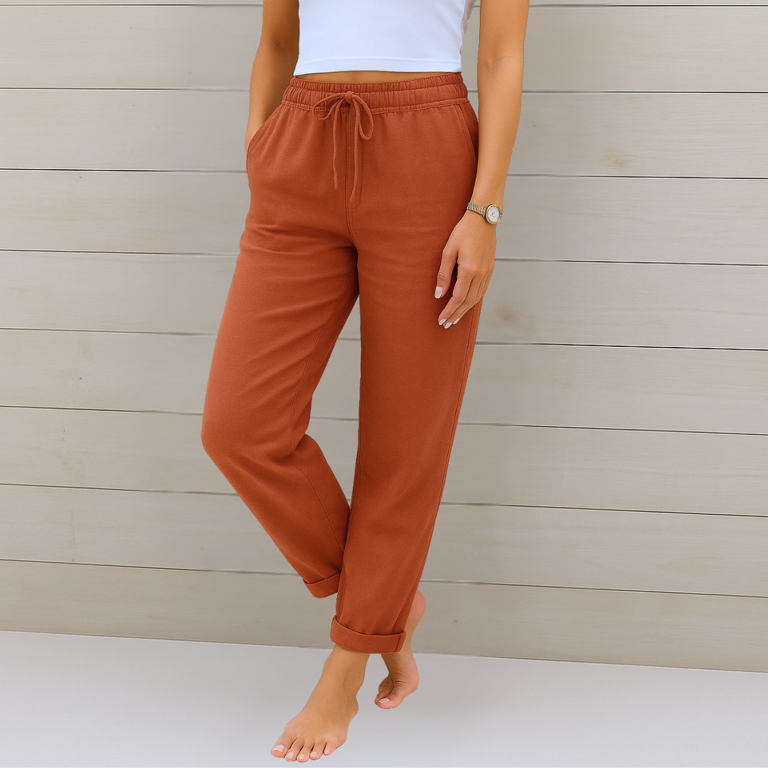 Maylora Premium Linen Stretch Pants
