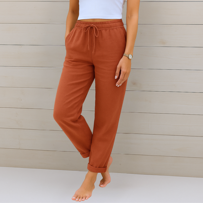 Maylora Premium Linen Stretch Pants