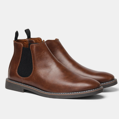 Ravelle Leather Chelsea Boots