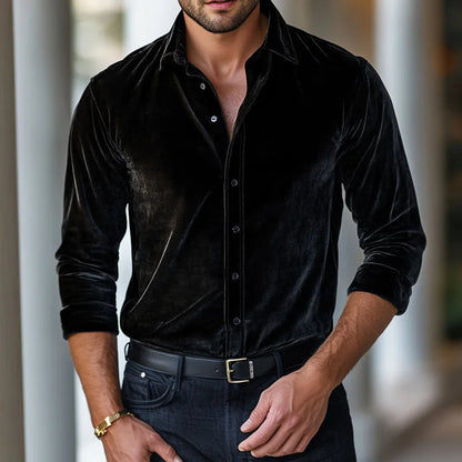 Valter Elegant Velvet Shirt