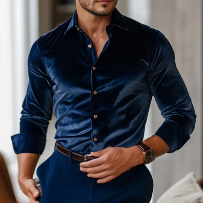Valter Elegant Velvet Shirt
