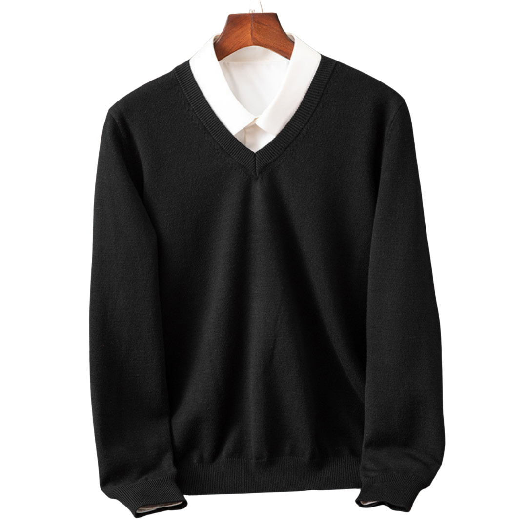 Montaro Cashmere V-Neck Pullover