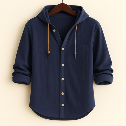 Corsini Hooded Cotton Shirt