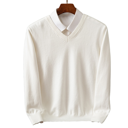 Montaro Cashmere V-Neck Pullover