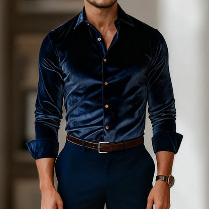 Valter Elegant Velvet Shirt