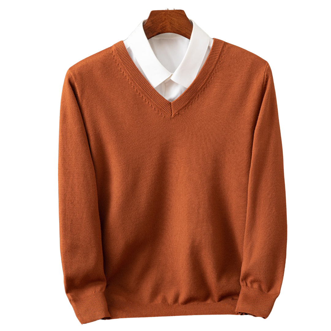 Montaro Cashmere V-Neck Pullover