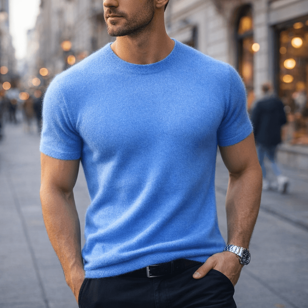 The Sterling Cashmere Tee - Modern Fit