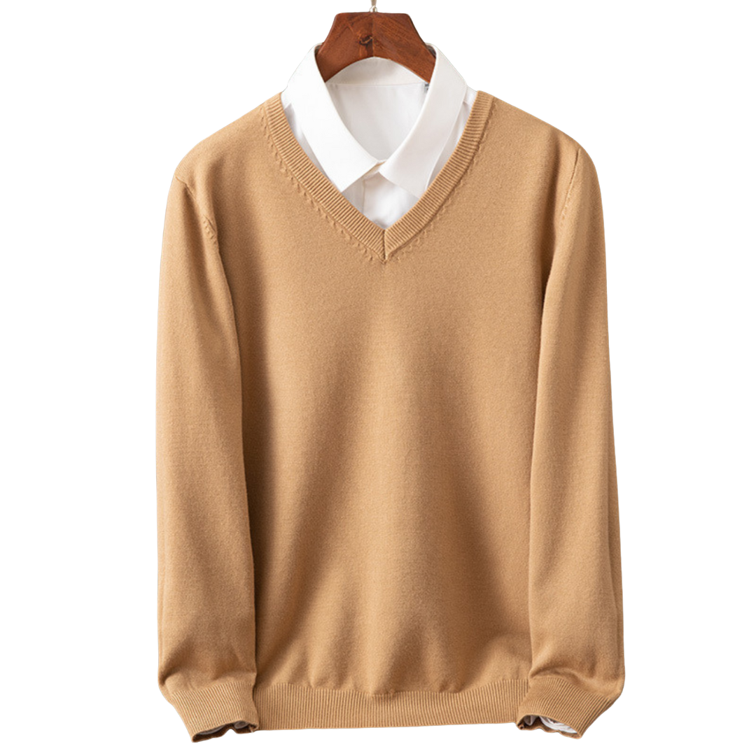 Montaro Cashmere V-Neck Pullover