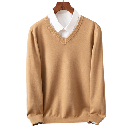 Montaro Cashmere V-Neck Pullover