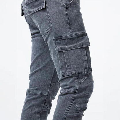 MetroFlex Cargo Denim Jeans – Relaxed Utility Fit
