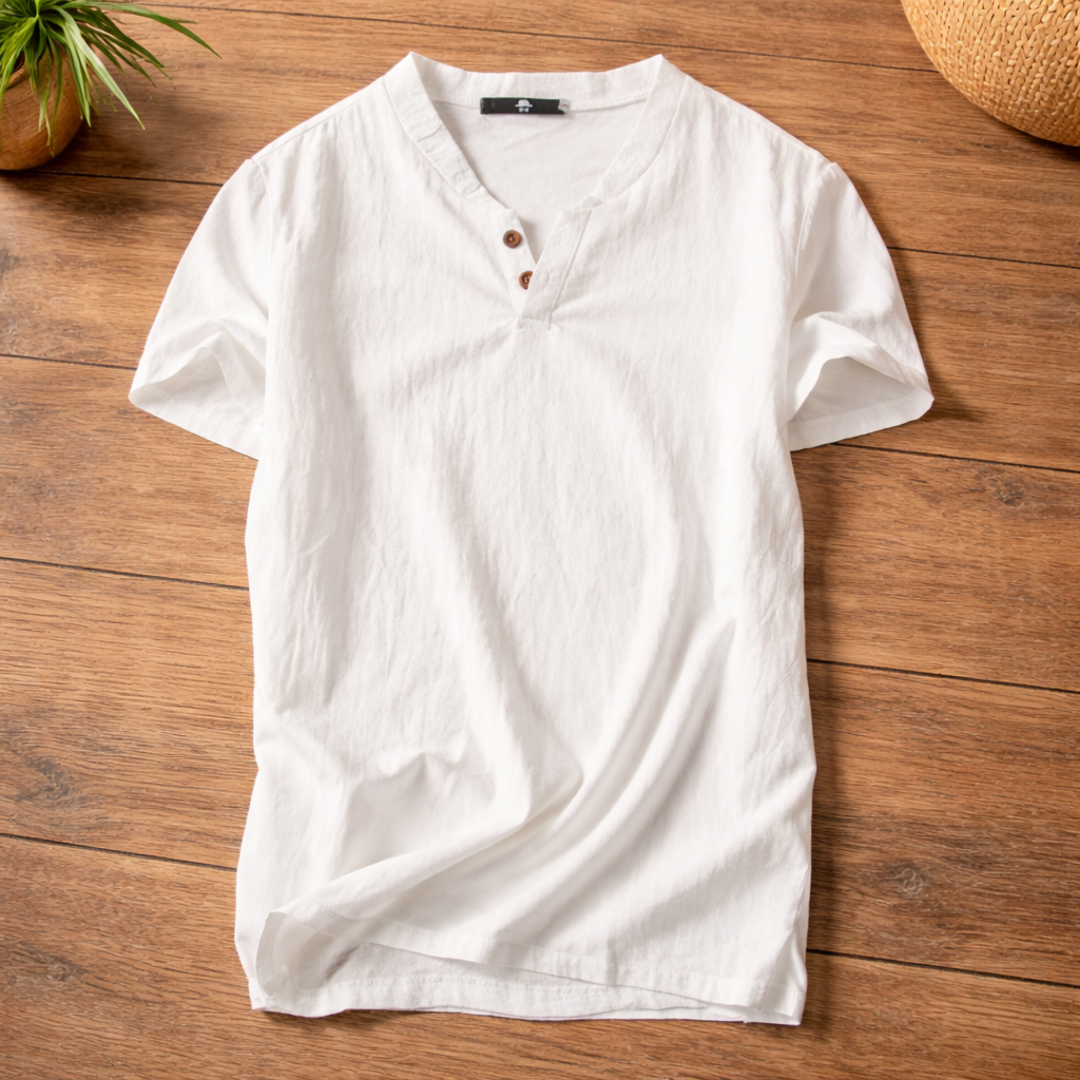 KAELOR SOFT HENLEY TEE