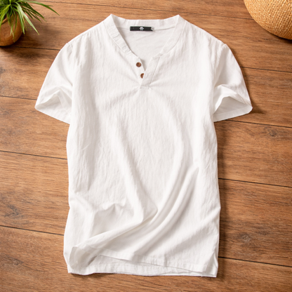 KAELOR SOFT HENLEY TEE