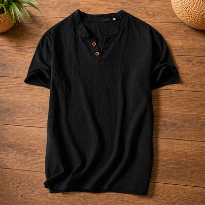 KAELOR SOFT HENLEY TEE
