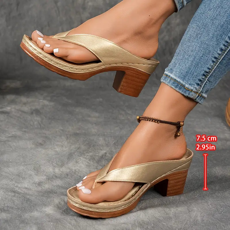 SOLENNE SOFT-CUSHION SANDALS
