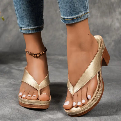 SOLENNE SOFT-CUSHION SANDALS