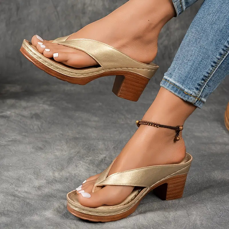 SOLENNE SOFT-CUSHION SANDALS