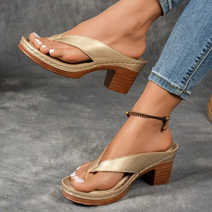SOLENNE SOFT-CUSHION SANDALS