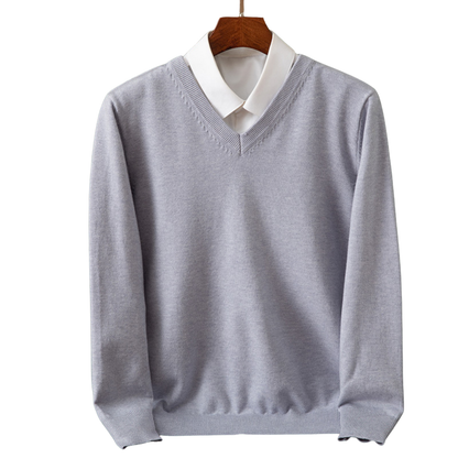 Montaro Cashmere V-Neck Pullover