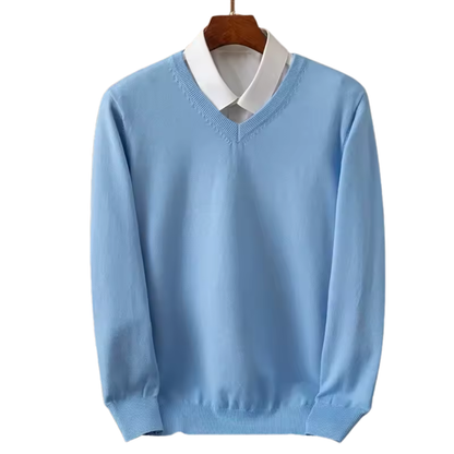 Montaro Cashmere V-Neck Pullover