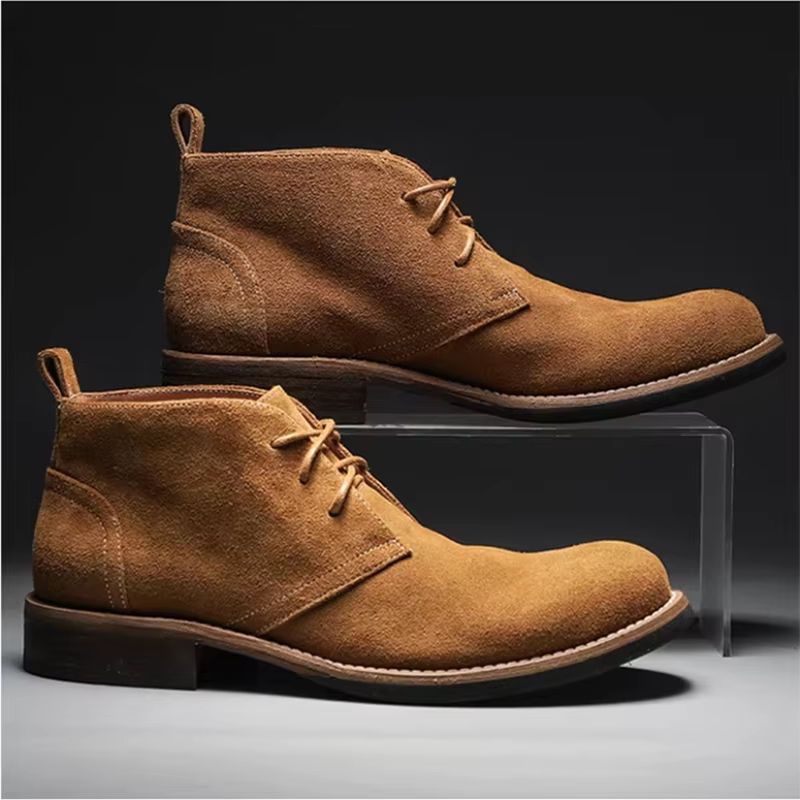 Alessio Suede Leather Boots