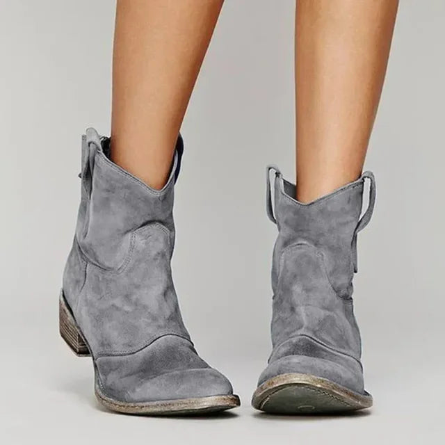 SAHARA WESTERN ANKLE BOOTS