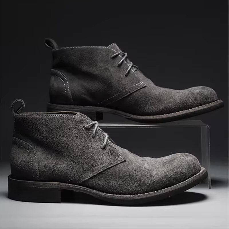 Alessio Suede Leather Boots