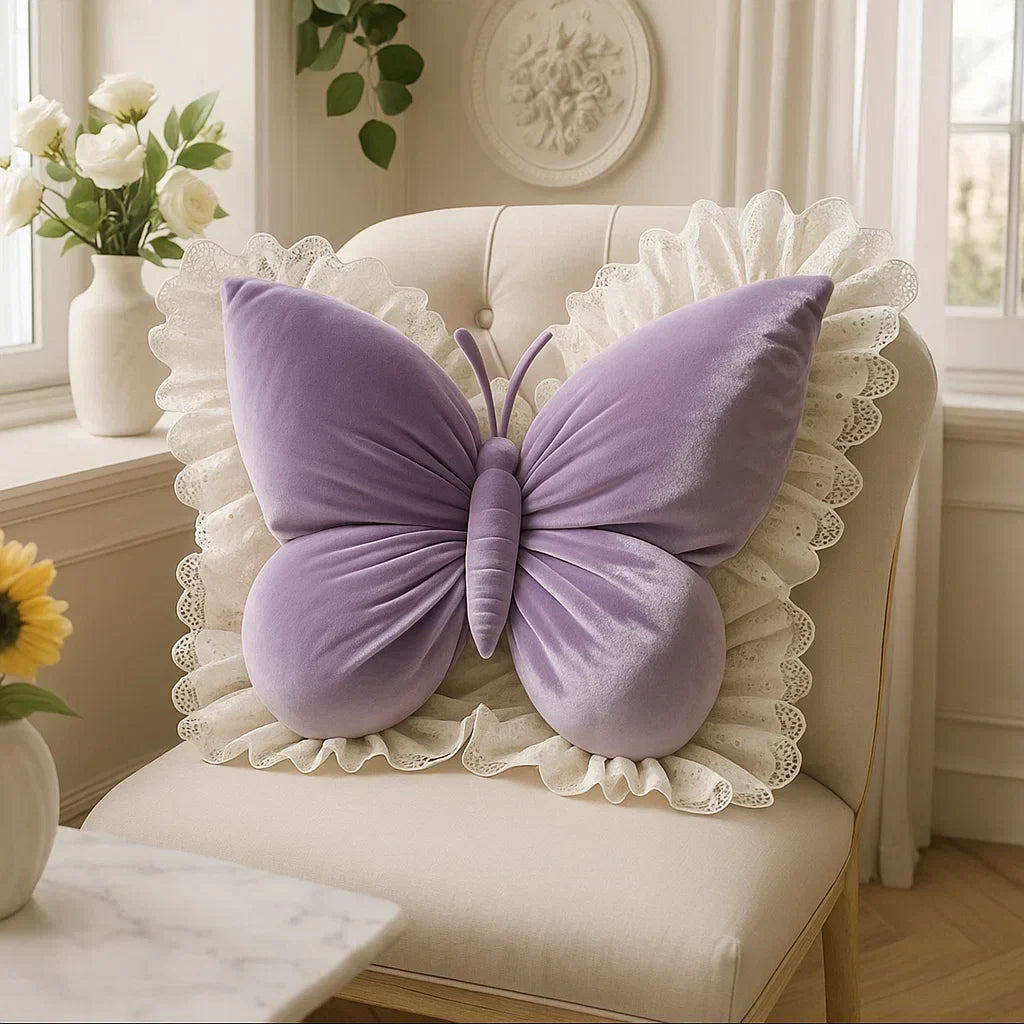 AVA BLISS BUTTERFLY PILLOW