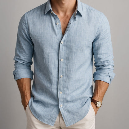Santorini Linen Shirt