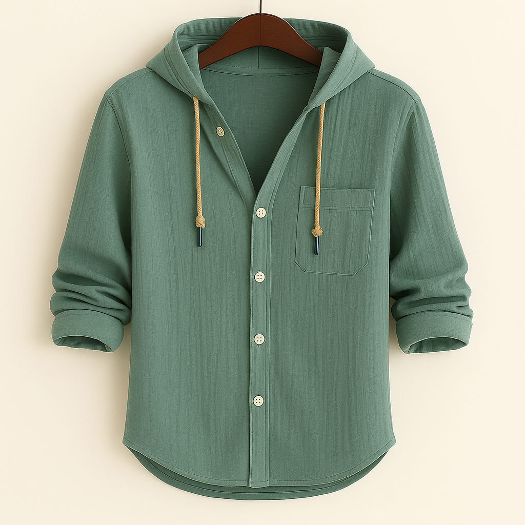 Corsini Hooded Cotton Shirt