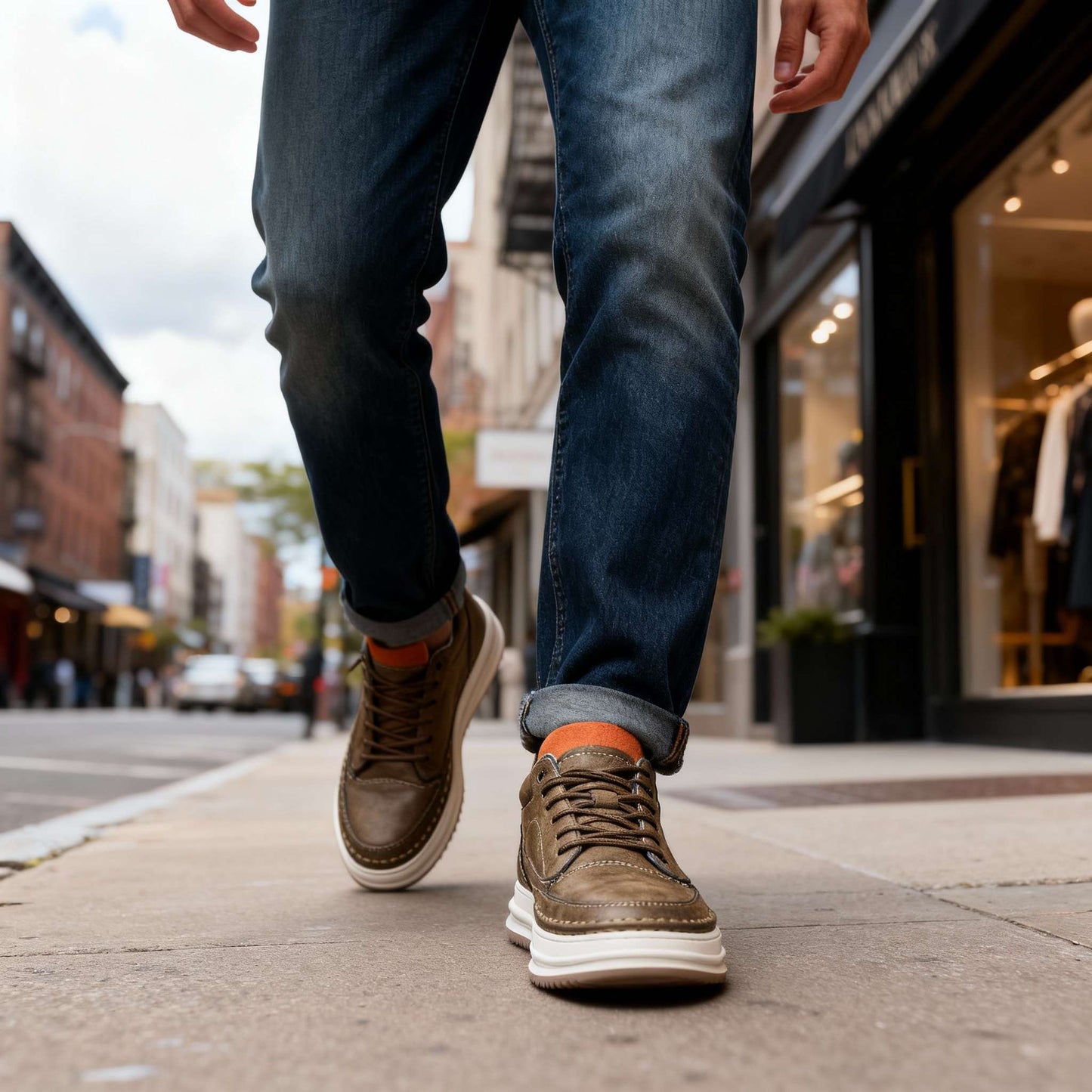 Orvyn Urban Leather Sneakers