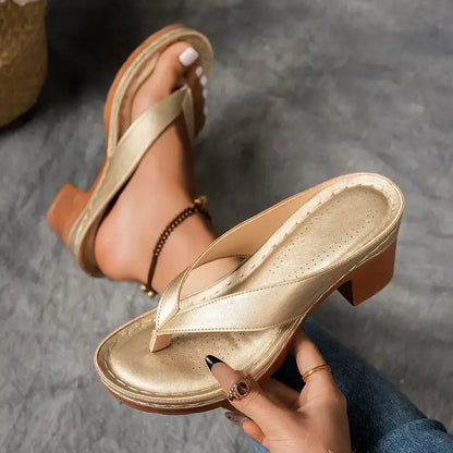 SOLENNE SOFT-CUSHION SANDALS