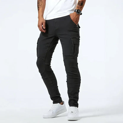 MetroFlex Cargo Denim Jeans – Relaxed Utility Fit