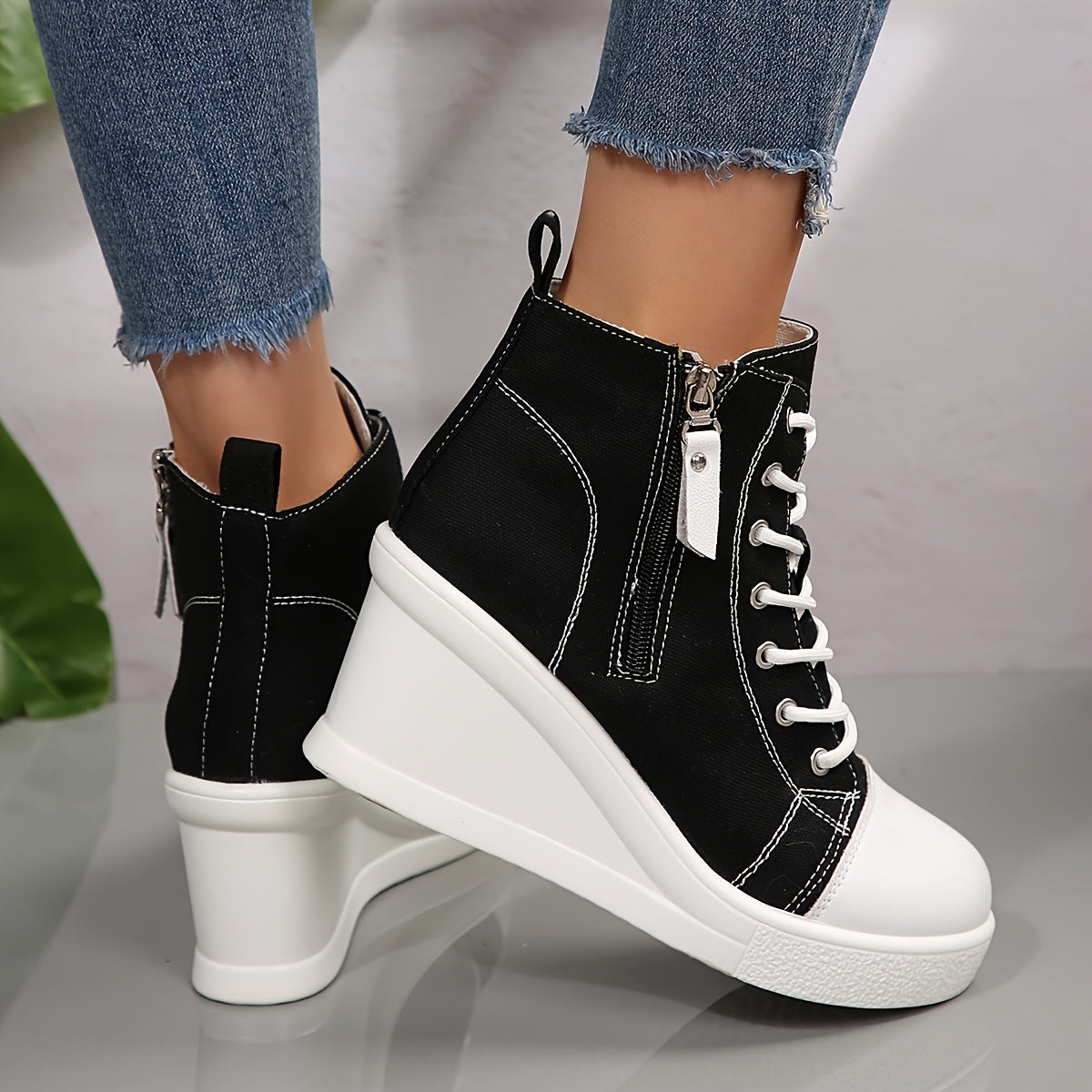 Eclipse Wedge Sneaker