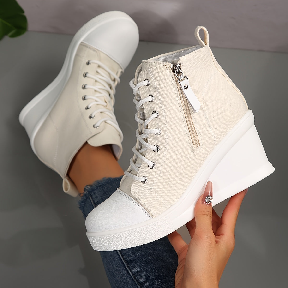 Eclipse Wedge Sneaker