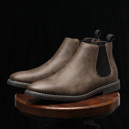 Ravelle Leather Chelsea Boots