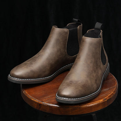 Ravelle Leather Chelsea Boots