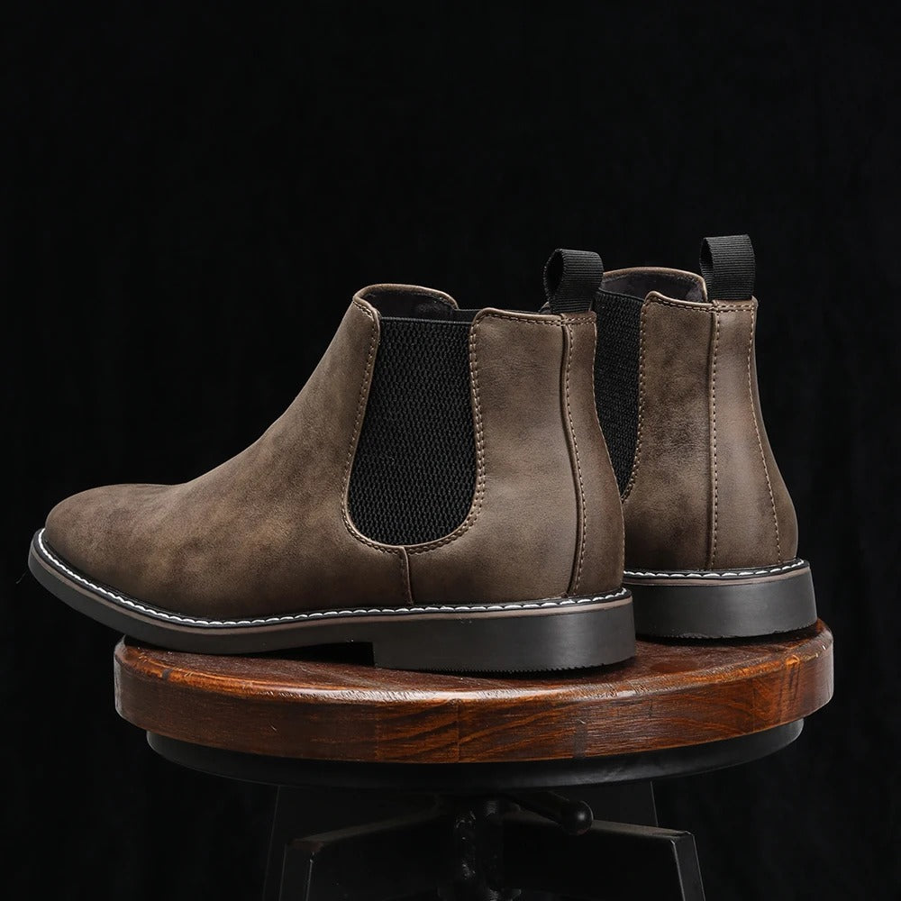 Ravelle Leather Chelsea Boots
