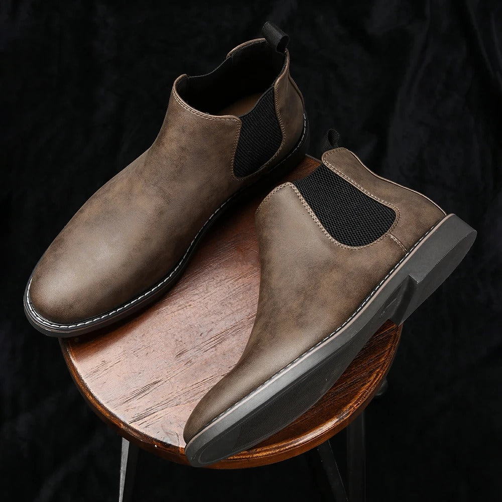 Ravelle Leather Chelsea Boots
