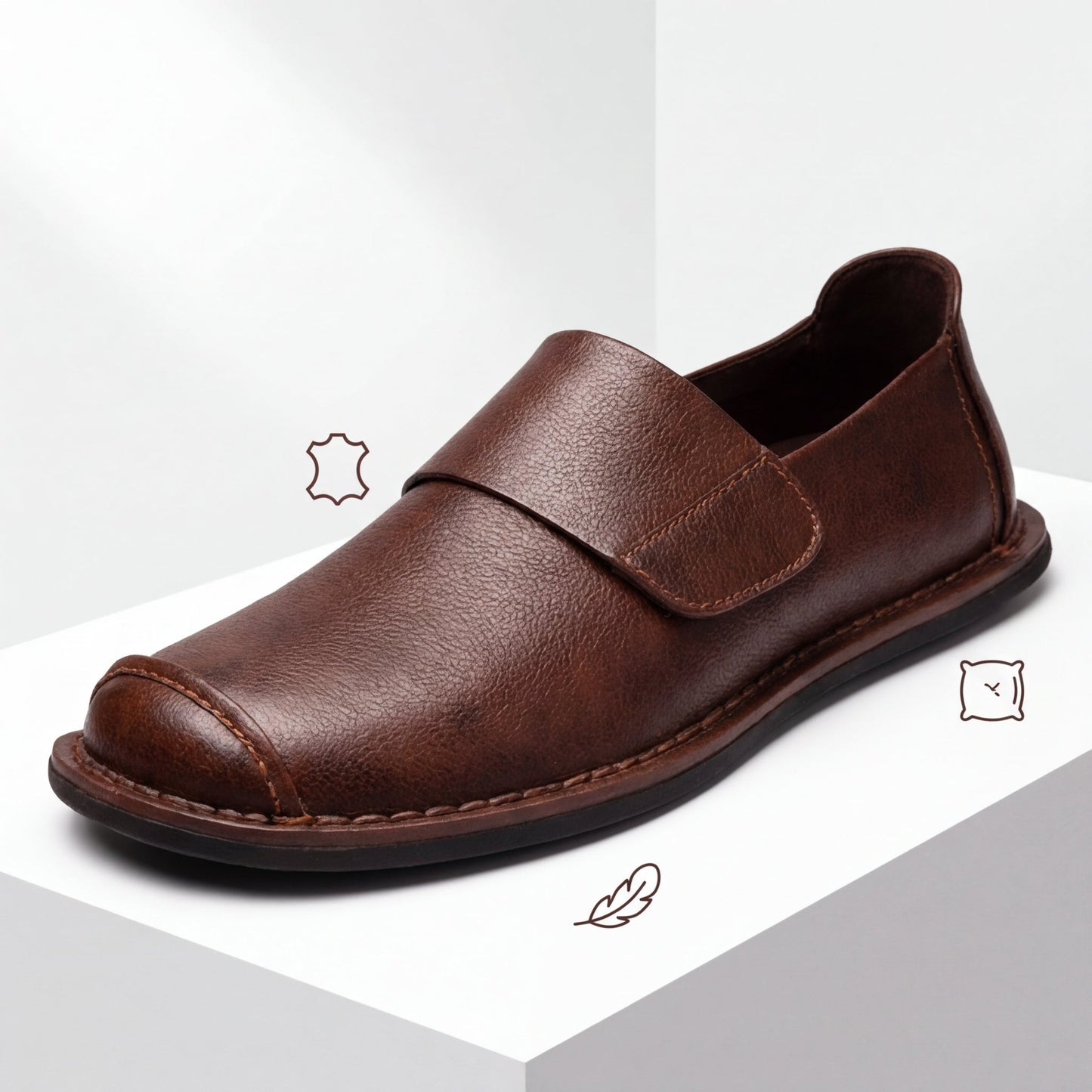DENVIX LEATHER LOAFERS