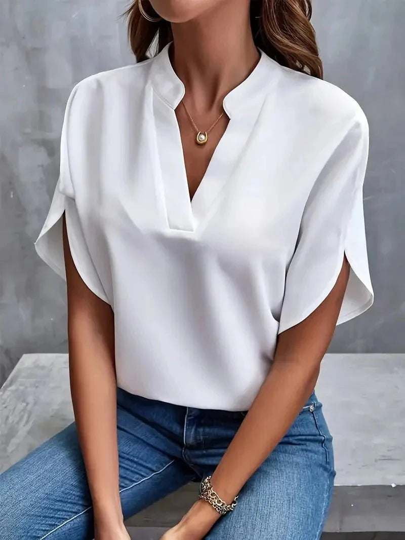 ELENA BREEZE LINEN TOP